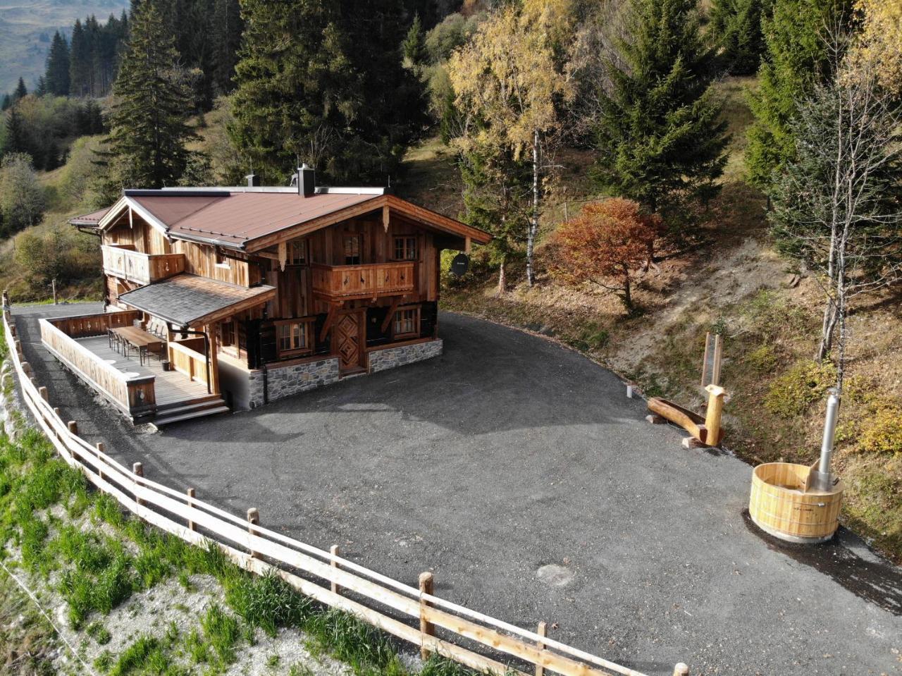 Villa Almhütte Lengau Saalbach-Hinterglemm Exterior foto